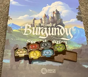 Castles of Burgundy Bonus Tiles Organizer
