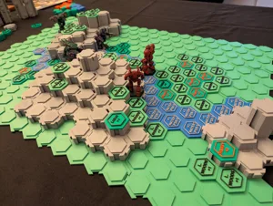 OpenHexTiles, a modular hex terrain for Battletech
