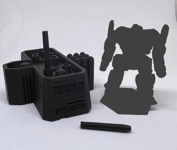 6mm scale Industrial Building - Bulk Factory - BattleTech Compatible