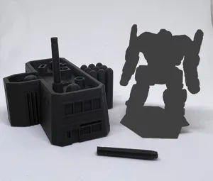 6mm scale Industrial Building - Bulk Factory - BattleTech Compatible