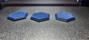 Improved Hex base for Battletech miniatures.