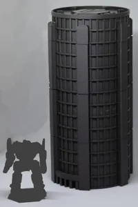 6mm scale Round Skyscraper - Viceroy Tower - BattleTech Compatible