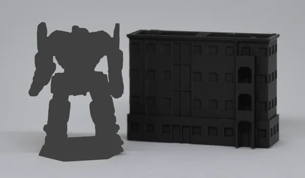 6mm scale Residential Building - General's Rest - BattleTech Compatible