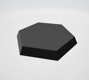 Hex base for battletech