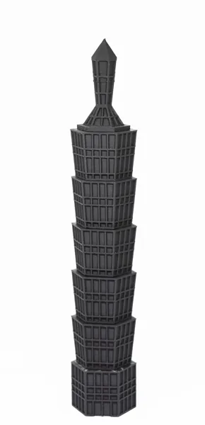 6mm scale Skyscraper - Taffy Tower - BattleTech Compatible