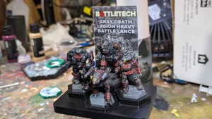 BattleTech Formation Stands with Card Storage