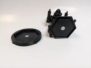 Battletech hex base to Steel Rift magnetic adapter