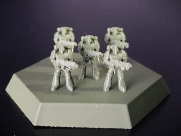 Warmmer Space Marine Infantry for Battletech WHxBT
