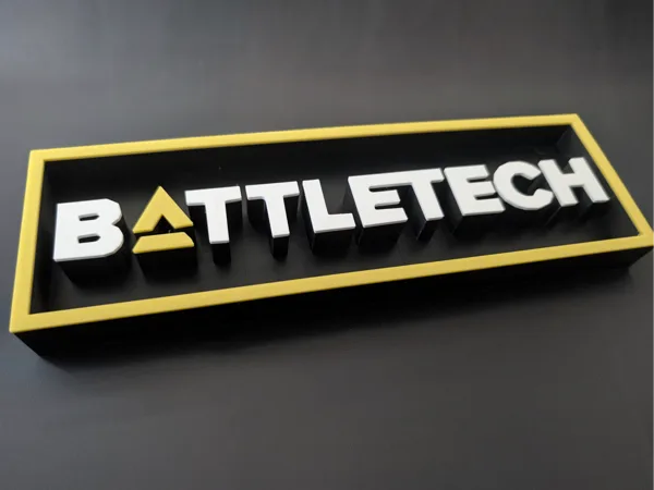 Battletech Logo Placard
