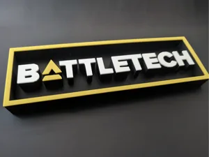 Battletech Logo Placard