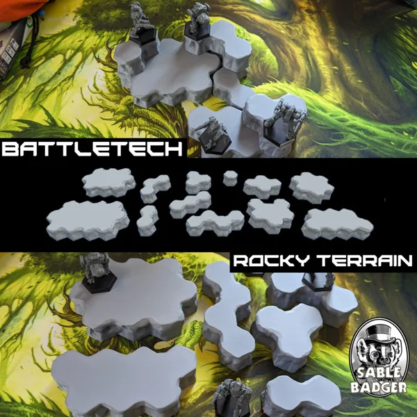 Battletech Hex Cliff Terrain