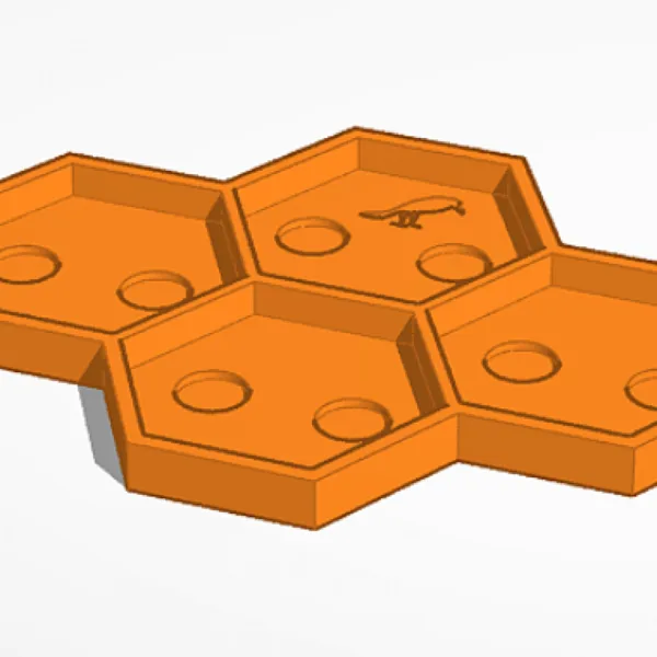 Battletech Lance Movement Tray - 4 Units