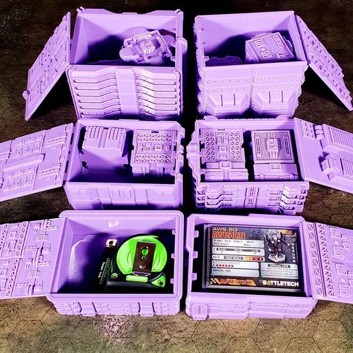 TECHSCAPE - 6mm - Efficient Downtown (FREE Battletech Terrain)