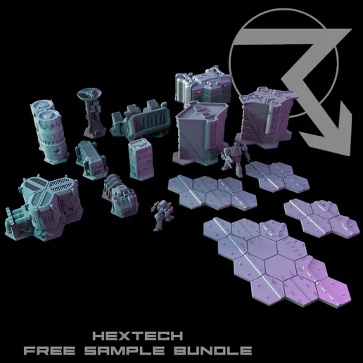 HEXTECH - Free Sample Pack (Battletech Compatible)