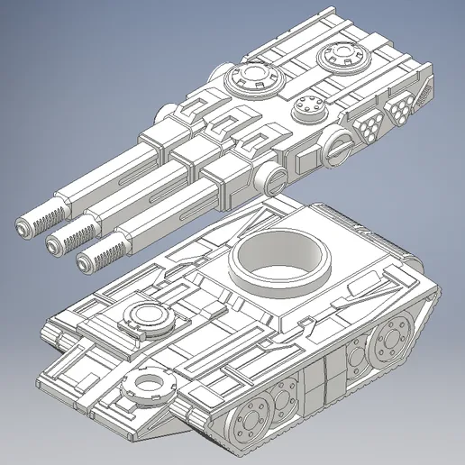 Di Morgan Assault Tank for BattleTech