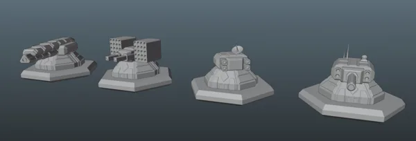 Battletech Turrets