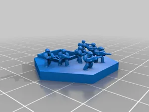 Battletech Infantry token
