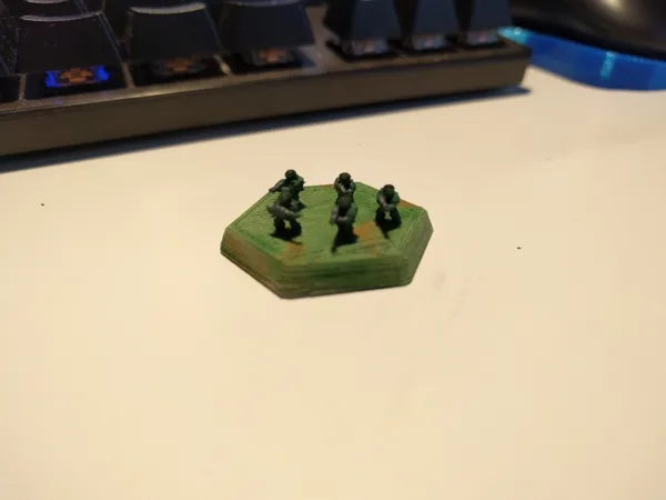 Squad for Battletech with Hex Base