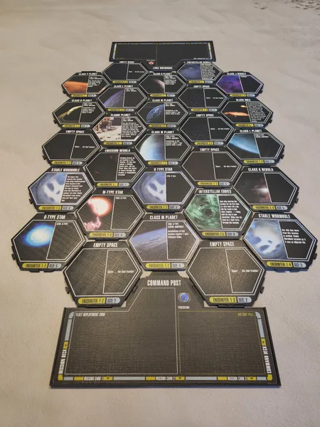 Star Trek Fleet Captains play area organizer