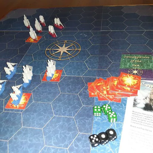 Commodore's Fleet-Print your own Naval Battle Sailing Ship game