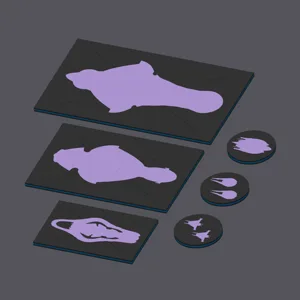 Covenant Alien Ship Tokens for Grimdark Future: Warfleets