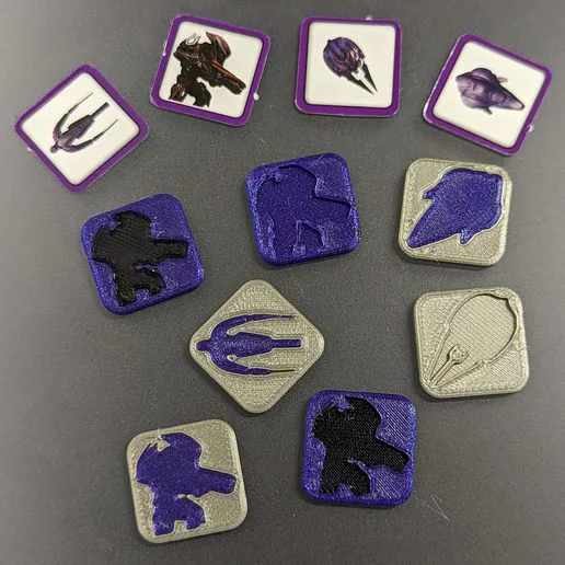 Halo Fleet Battles Basic Covenant Tokens
