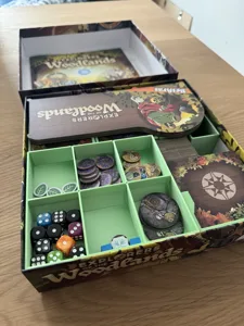 Explorers of the Woodlands - Boardgame Insert for sleeved cards