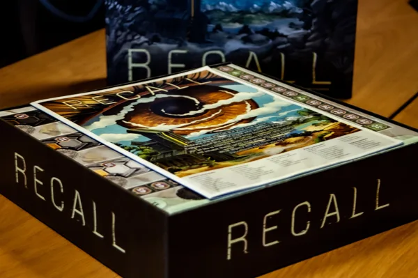 Recall Boardgame Inlay