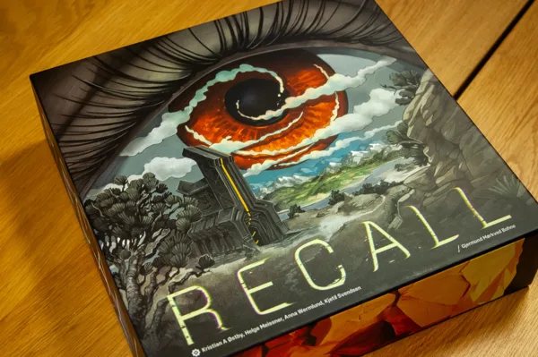 Recall Boardgame Inlay
