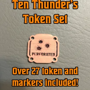 Malifaux Ten Thunders  Token and Marker Set