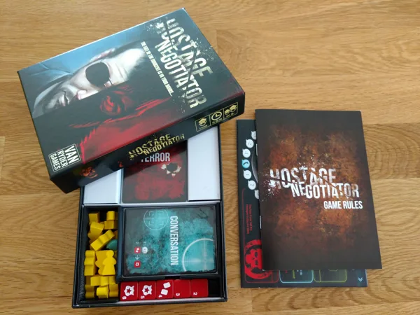 Hostage Negotiator Boardgame Box Insert (Van Ryder Games)