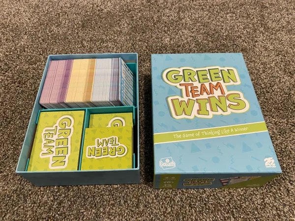 Green Team Wins Board Game Organizer