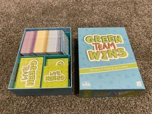Green Team Wins Board Game Organizer
