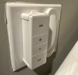 Hue Dimmer Switch to Toggle Switch with Magnets
