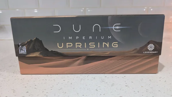 Dune Imperium Uprising organizer with expansions