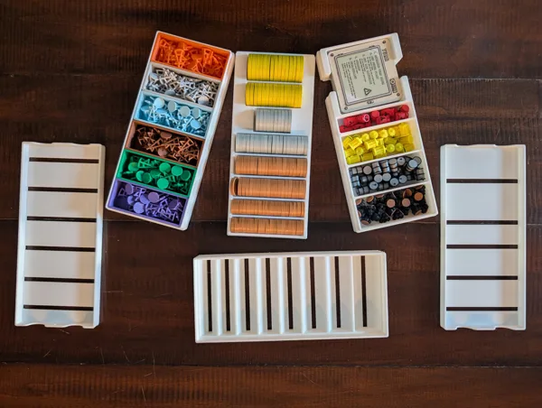 Power Grid board game organizer