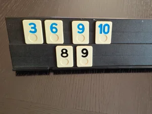 Vintage Pressman Rummikub Stand Leg