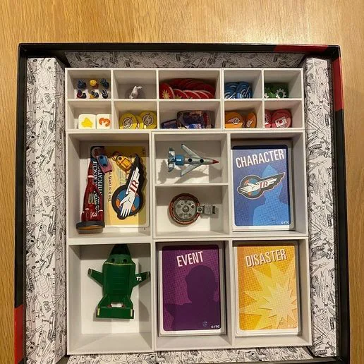 Thunderbirds Board Game Insert