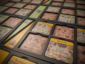 Caverna - furnishing tile trays