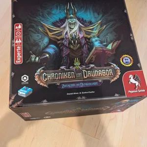 Chronicles of Drunagor Insert First Wave All-in 2 Boxes sleeved (Age of Darkness Box and Undead Dragon Box