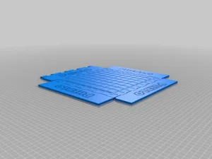 Pueblo Cut Board Game for 400x400 and 500x500 bed