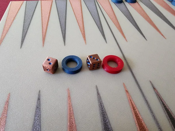Backgammon Set (muticolor and travel friendly)