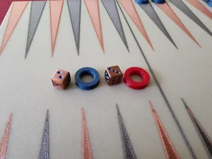 Backgammon Set (muticolor and travel friendly)