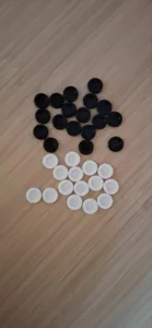 Backgammon checker