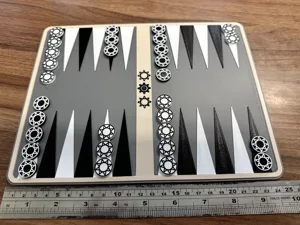 Basic Backgammon Board and Pieces