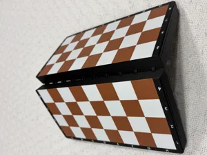 Print-in-Place Folding Chess & Backgammon Board