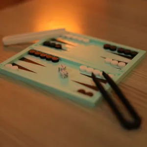 Chess, Backgammon, Checkers 3-in-1 mini set