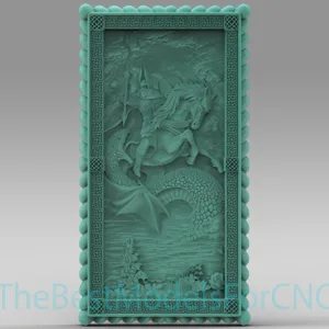 3D Model STL File for CNC Router Laser & 3D Printer Backgammon Thor Fight