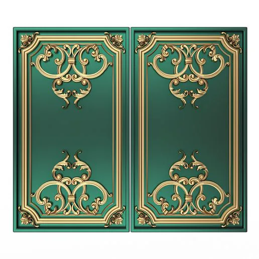 Backgammon Set 06 Green