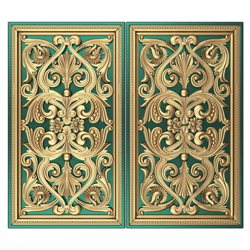 Backgammon Set 07 Green